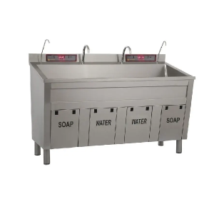 Double Surgical Scrub Unit